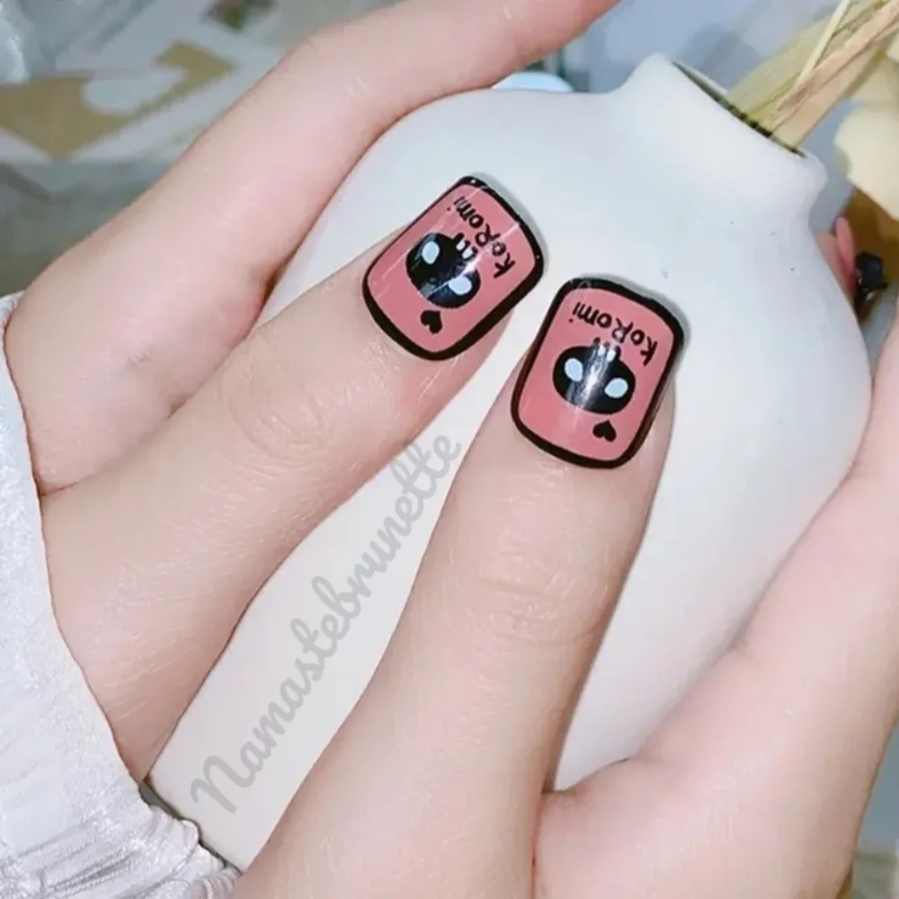 3D Sanrio Kuromi Press On Nails